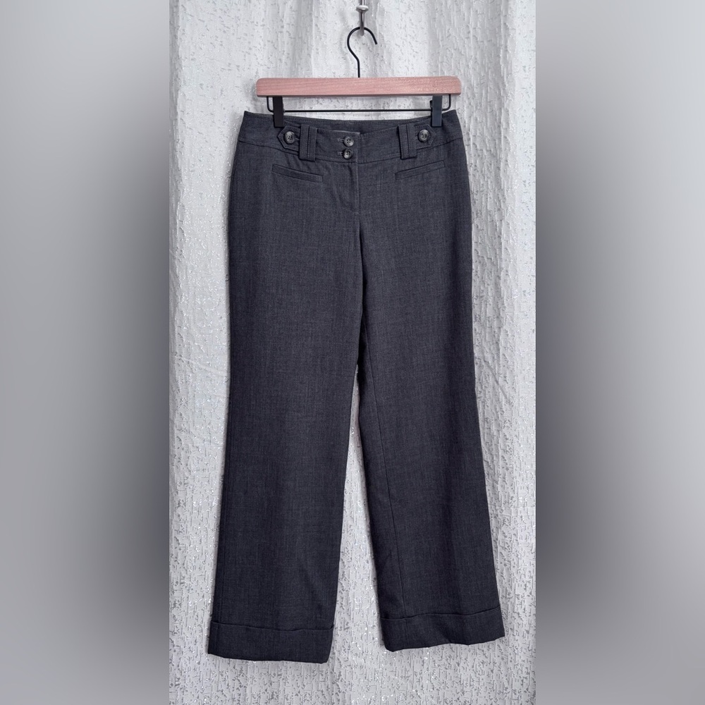 Ann Taylor Petites Gray Dress Pants 2P Signature Fit Work Pants